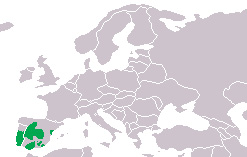 Foto: Iberian ribbed newt - distribuzione